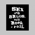 Sex and Drugs and Rock n Roll čierne trenírky BOXER s tlačeným logom, top kvalita 95%bavlna 5%elastan